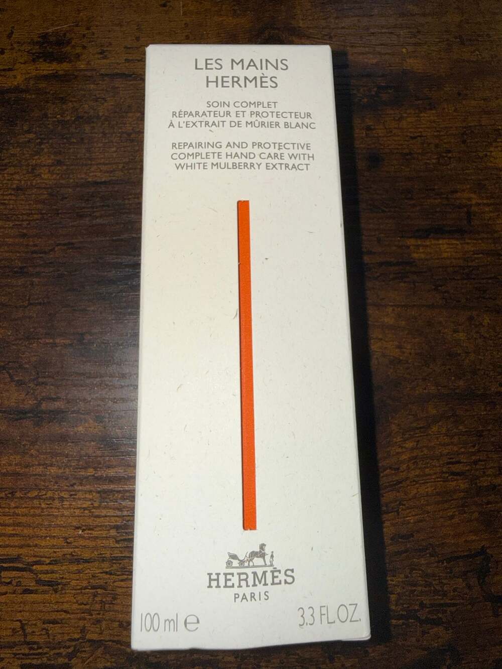 Hermes Les Mains Complete Hand Care Cream 3.3 oz / 100ml - Brand New In Box